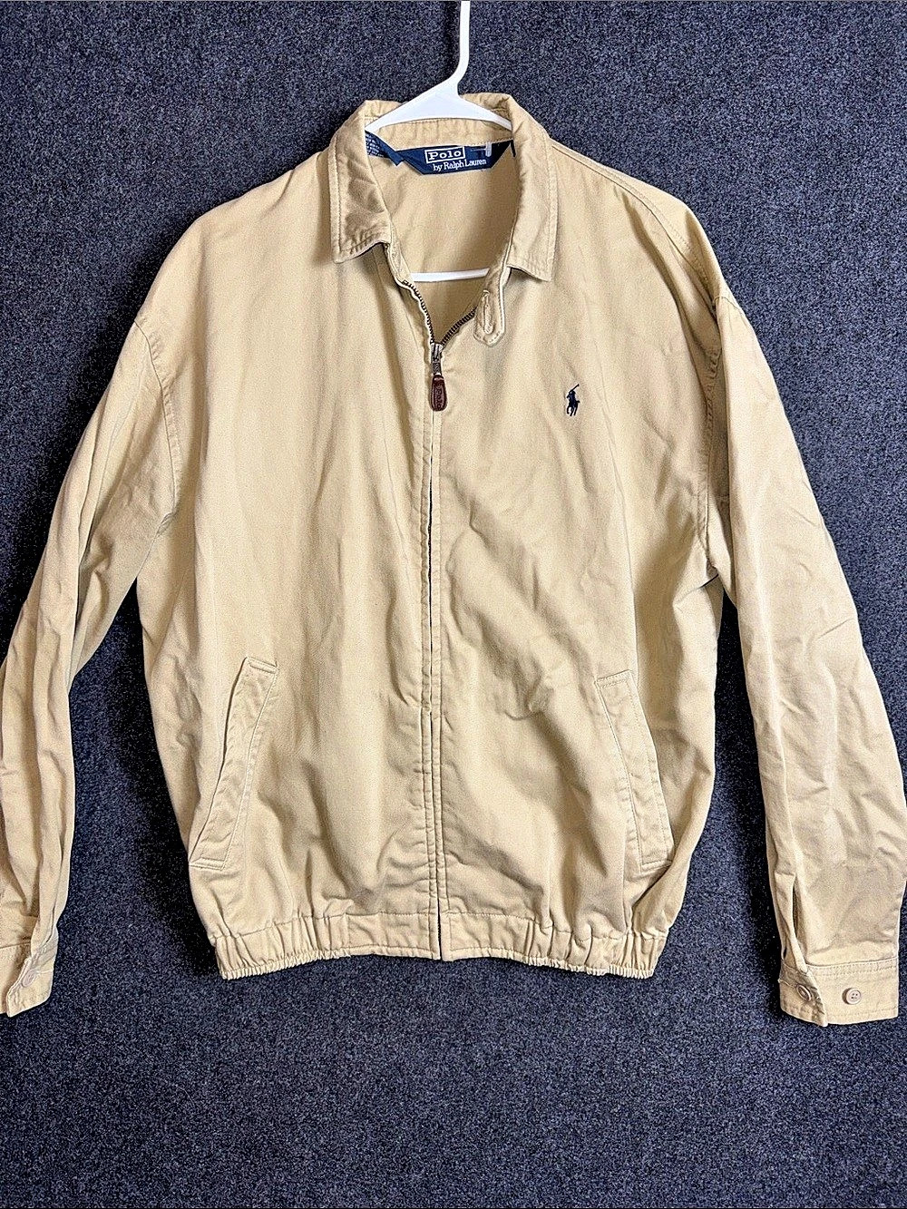 Polo by Ralph Lauren Lightweight Jacket in Beige Size Medium